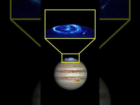 Hubble Watches As Jupiter&#039;s Aurora Dances At Its North Pole.